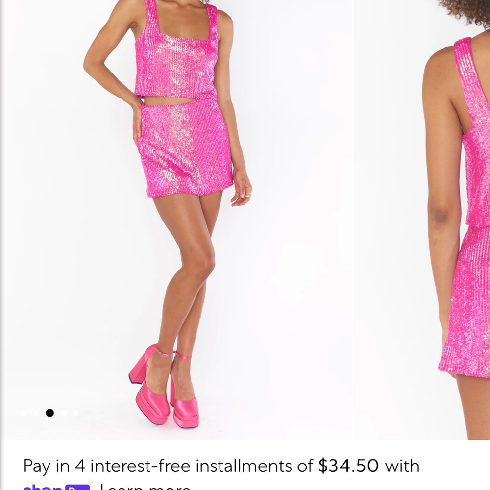 Show me your MuMu All night skort and top set size large